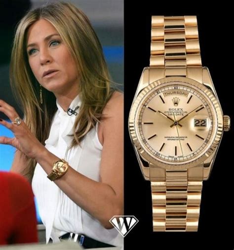 jennifer aniston rolex watch